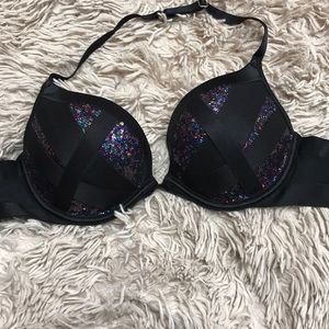Women’s VS black sequins bra
